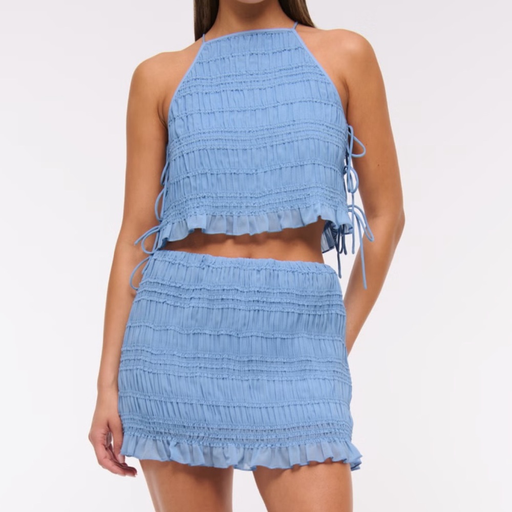 Abercrombie ruched mini skirt